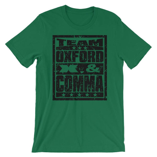 Team Oxford Comma Tee Shirt-Faculty Loungers