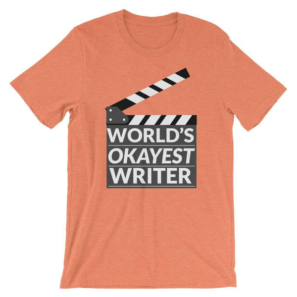 World's Okayest Writer Tee Shirt-Faculty Loungers
