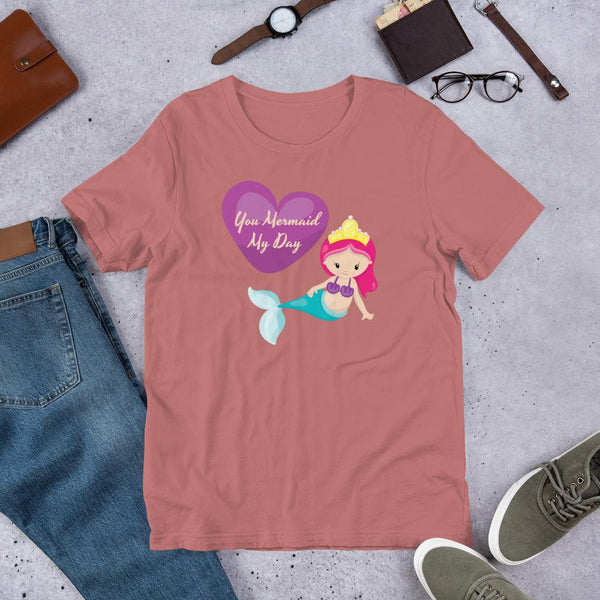 You Mermaid My Day Tee Shirt-Faculty Loungers